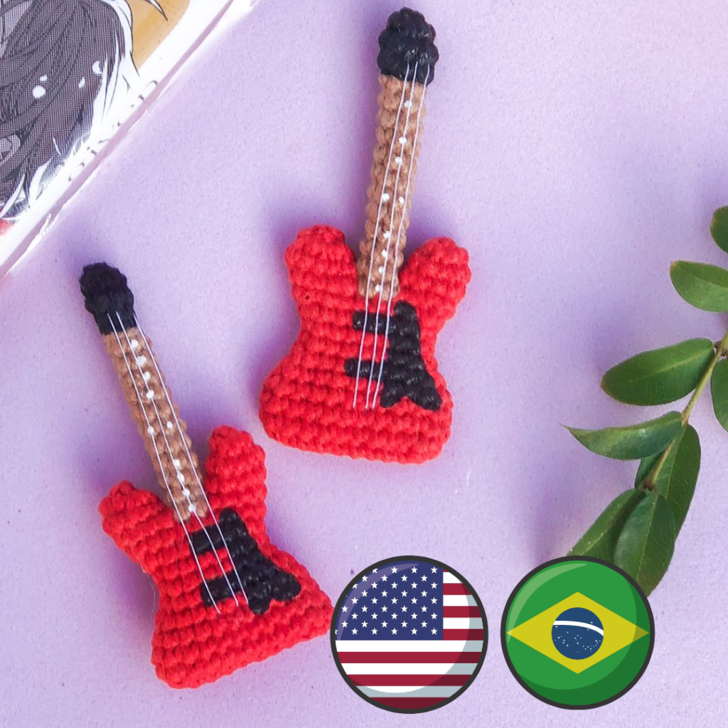 Padrão Guitarra - Amigurumi PDF