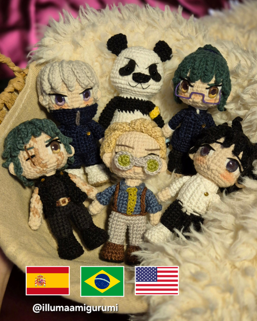 COMBO JUJUTSU KAISEN AMIGURUMI PDF